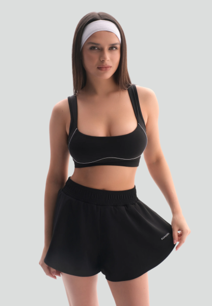 Двойные шорты Pulse Black